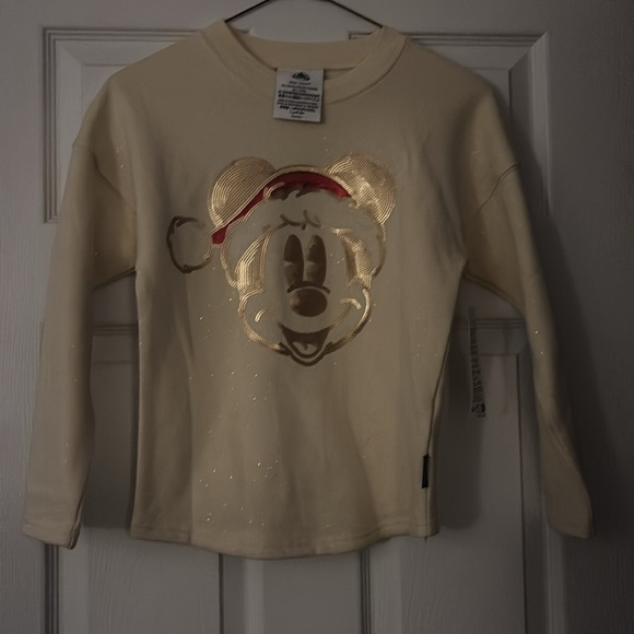 Kids Mickey Mouse Holiday Spirit Jersey Sweatshirt - Picture 3 of 5